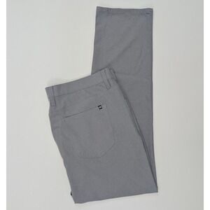 TravisMathew Open to Close Golf Pants Mens 38x32 Gray‎ Performance Active Casual